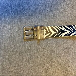 Chic Zebra Print Women's Belt